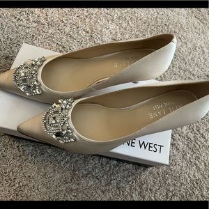 Ivory heels, worn once